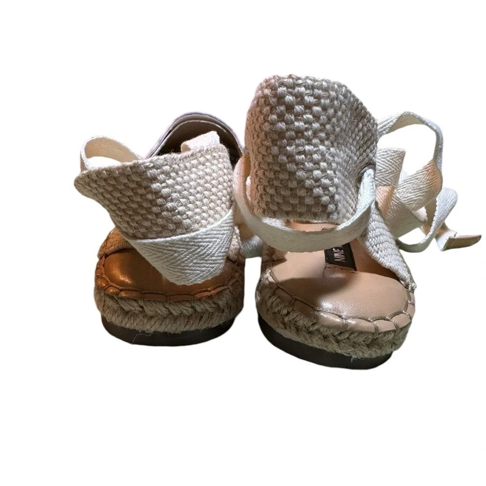 Nine West Mage Tie Up Espadrilles 7.5 M